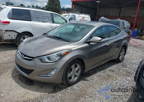 2016 Hyundai Elantra Value Edition из США, поврежденный, VIN 5NPDH4AEXGH778086